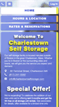 Mobile Screenshot of charlestownselfstorage.com